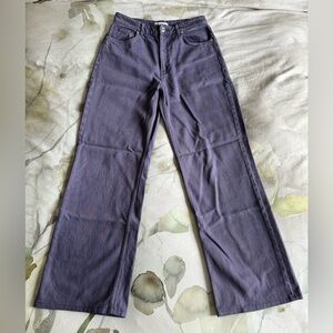 Zara Purple Denim Pants